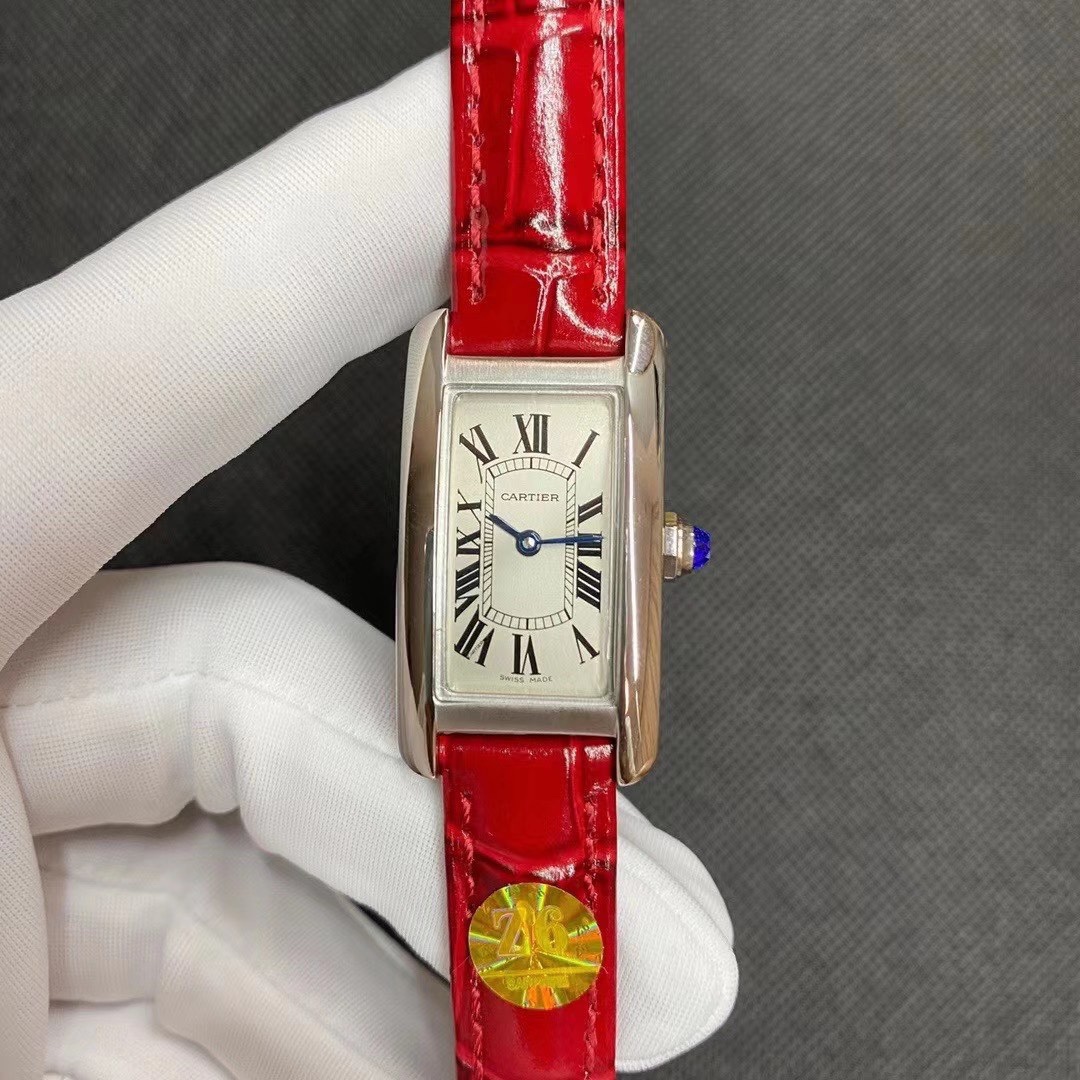 Cartier 卡地亚Tank Américaine美式坦克WSTA0016石英女表、与原装一致尺寸34