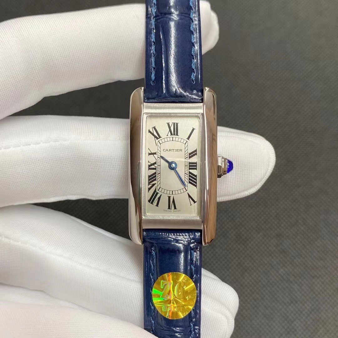 Cartier 卡地亚Tank Américaine美式坦克WSTA0016石英女表、与原装一致尺寸34