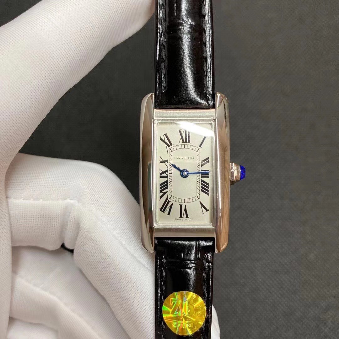 Cartier 卡地亚Tank Américaine美式坦克WSTA0016石英女表、与原装一致尺寸34