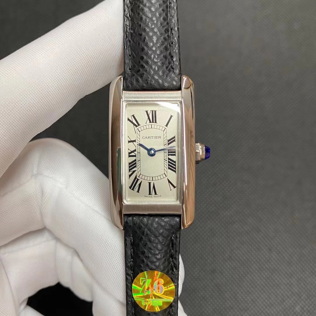 Cartier 卡地亚Tank Américaine美式坦克WSTA0016石英女表、与原装一致尺寸34