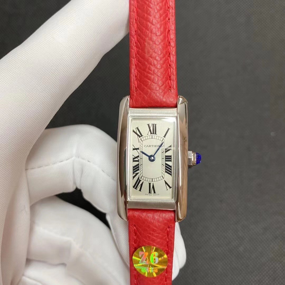 Cartier 卡地亚Tank Américaine美式坦克WSTA0016石英女表、与原装一致尺寸34