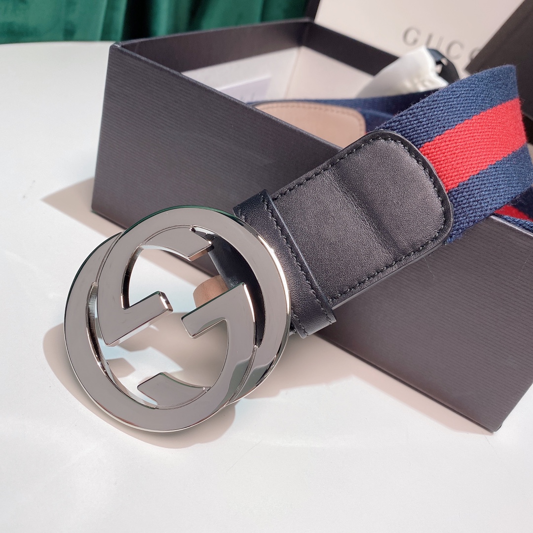 Gucci4cm经典红绿织带官网潮流