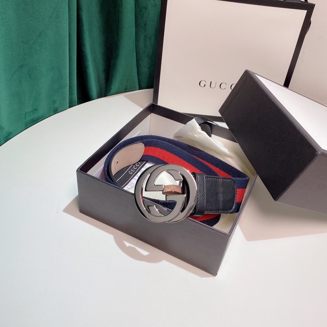 Gucci4cm经典红绿织带官网潮流