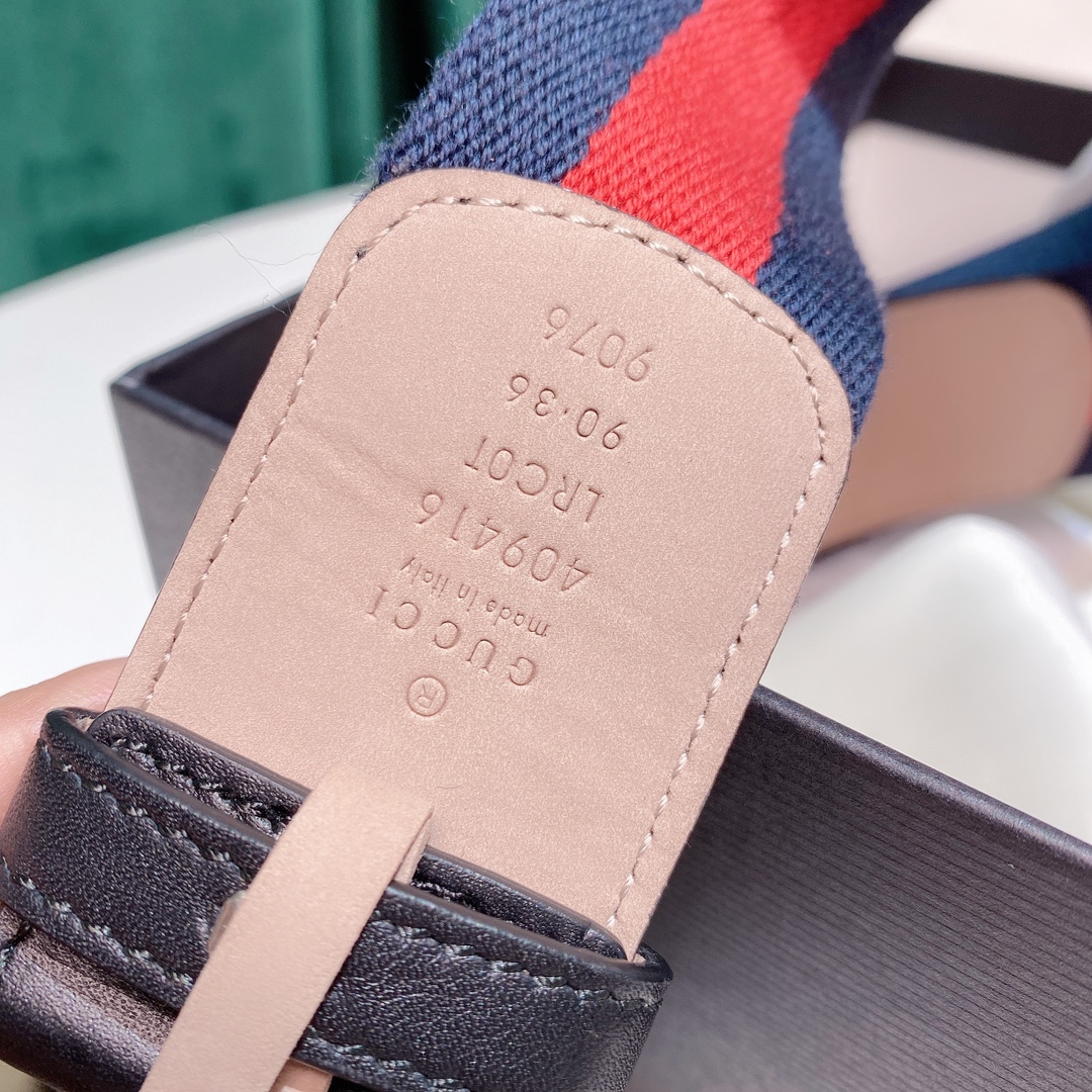 Gucci4cm经典红绿织带官网潮流