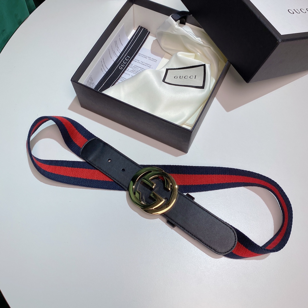 Gucci4cm经典红绿织带官网潮流