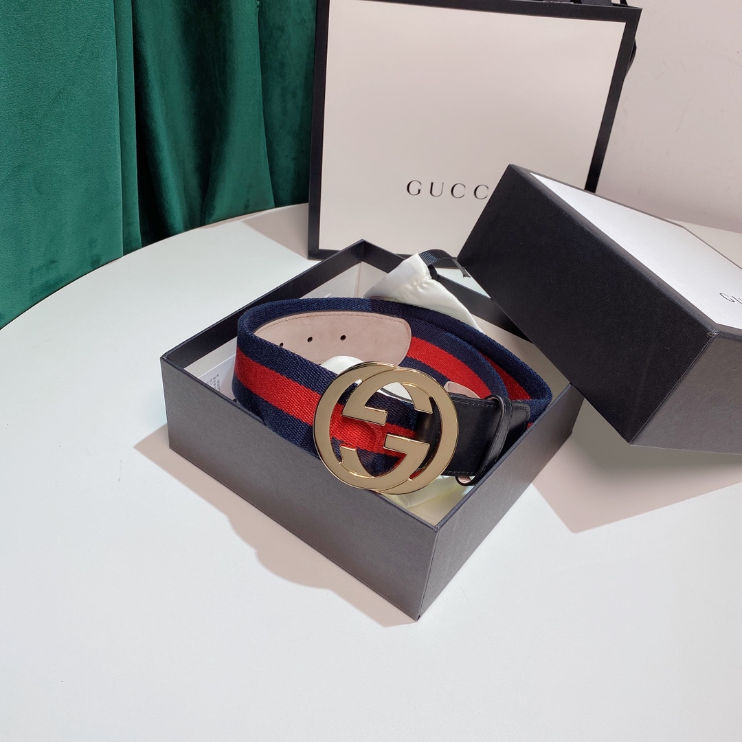Gucci4cm经典红绿织带官网潮流