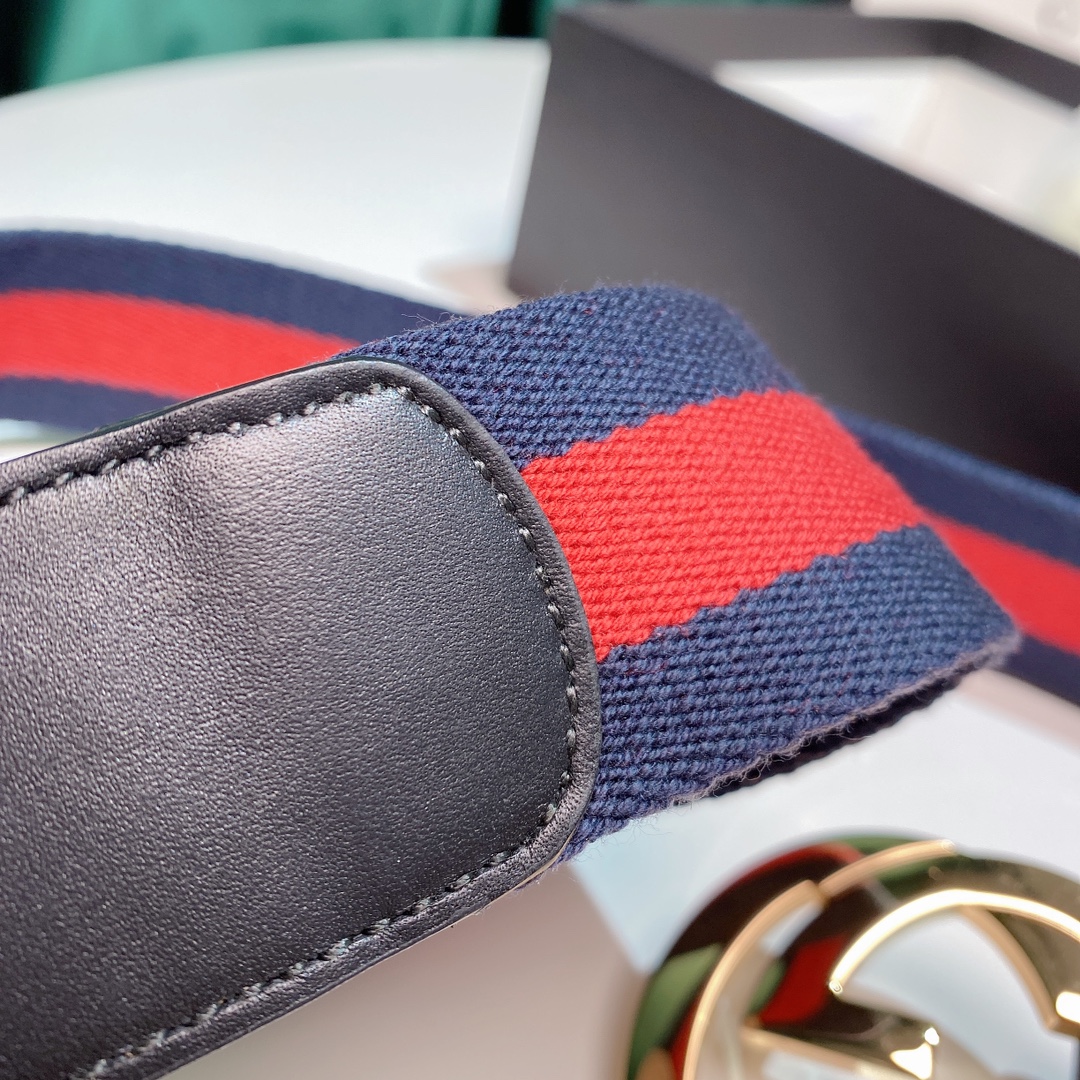 Gucci4cm经典红绿织带官网潮流