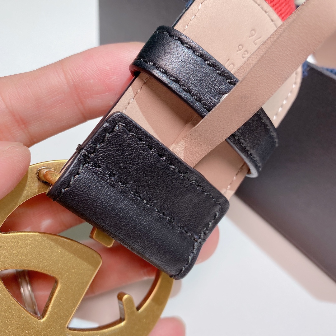 Gucci4cm经典红绿织带官网潮流