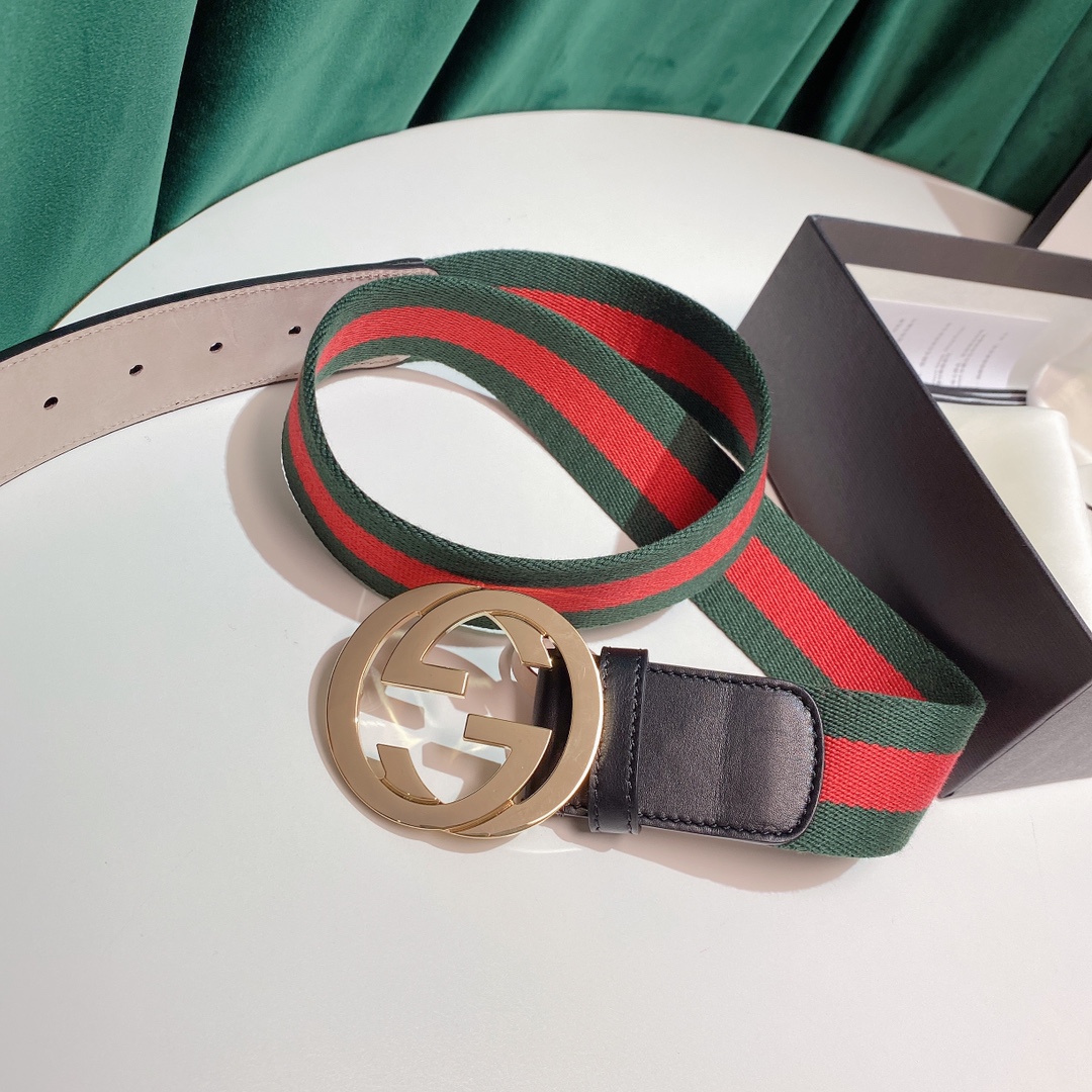 Gucci4cm经典红绿织带官网潮流