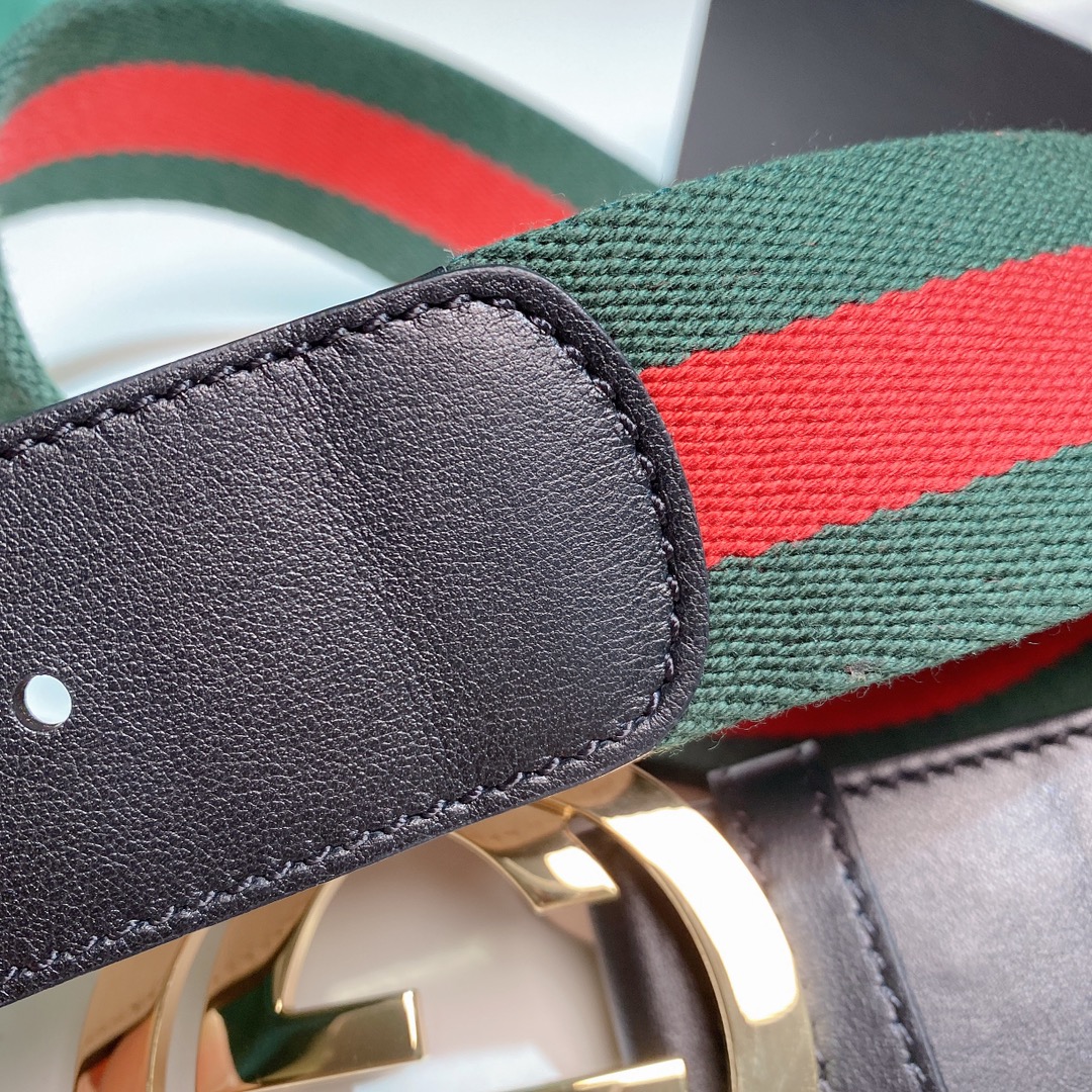 Gucci4cm经典红绿织带官网潮流