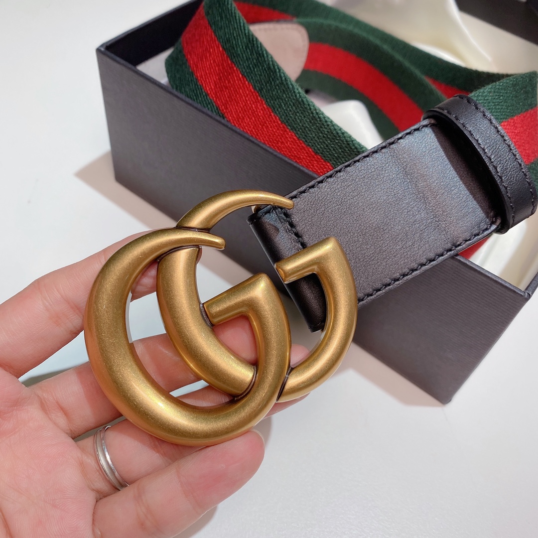 Gucci4cm经典红绿织带官网潮流