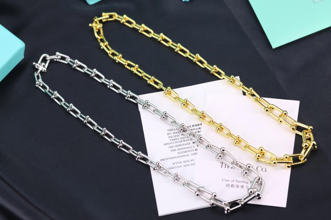 Tiffany & Co. Tiffany&Co.Hardwear 大小U形 竹节项链