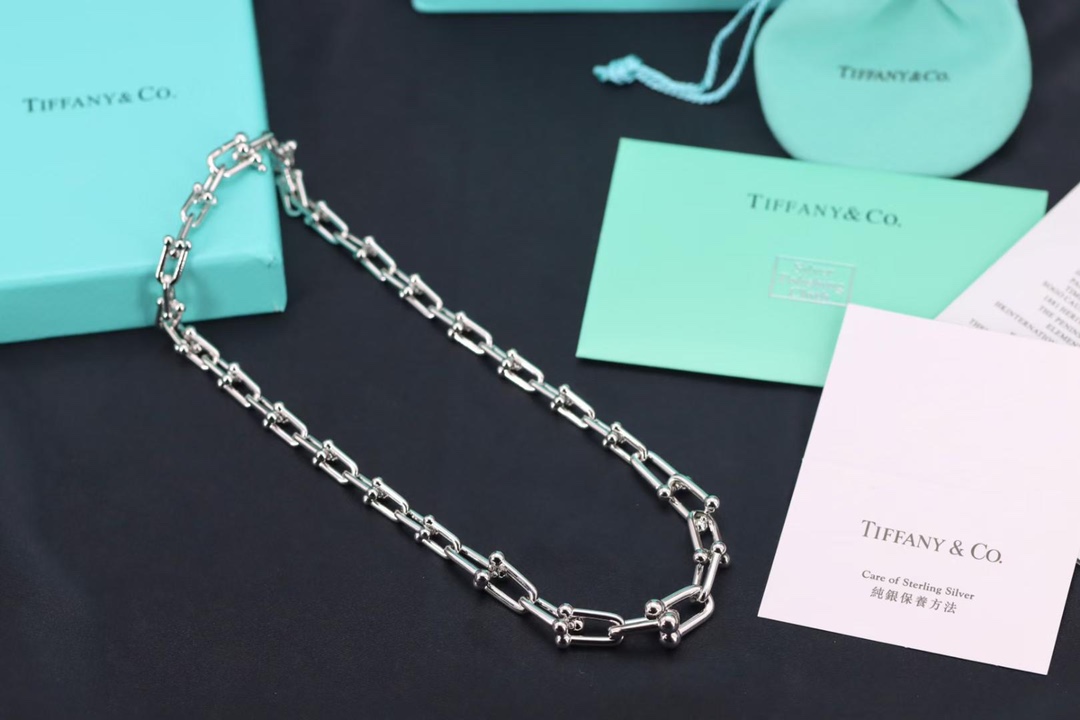Tiffany & Co. Tiffany&Co.Hardwear 大小U形 竹节项链