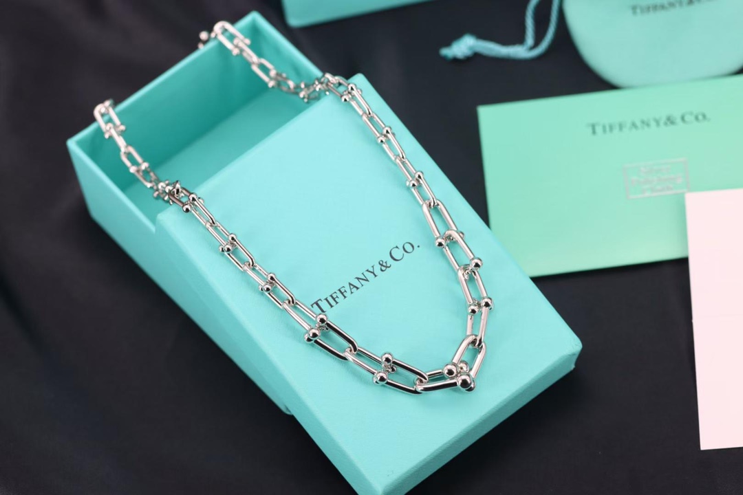 Tiffany & Co. Tiffany&Co.Hardwear 大小U形 竹节项链