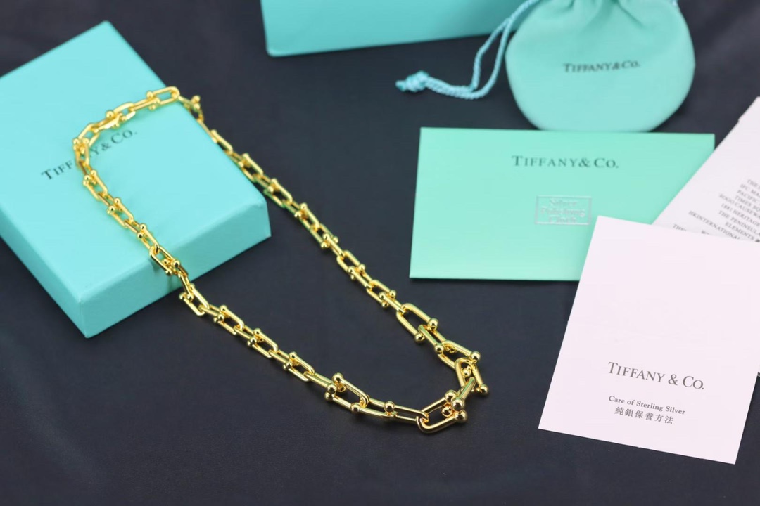 Tiffany & Co. Tiffany&Co.Hardwear 大小U形 竹节项链