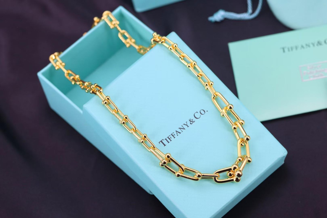 Tiffany & Co. Tiffany&Co.Hardwear 大小U形 竹节项链