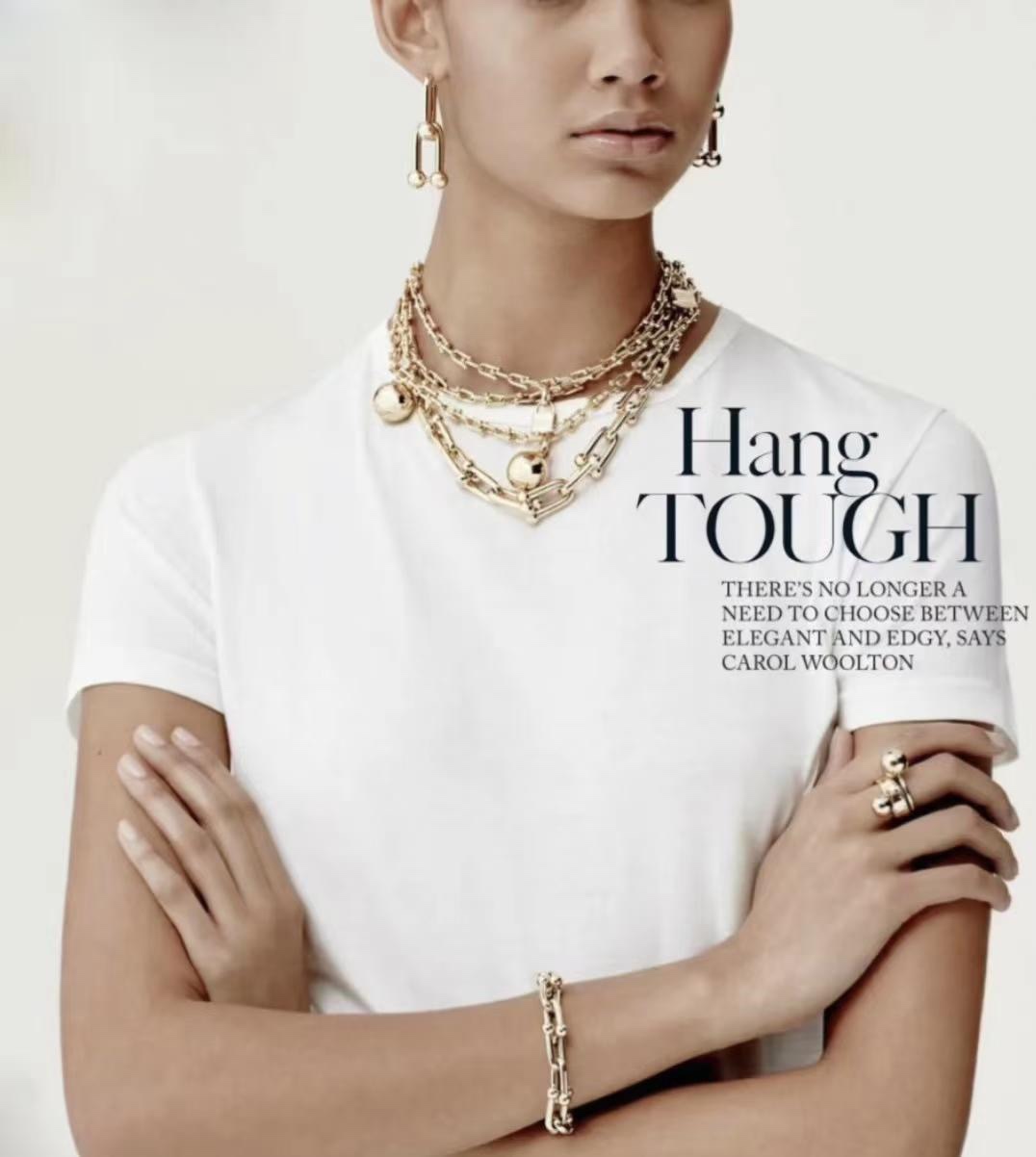 Tiffany & Co. 大小U型 上身效果参考