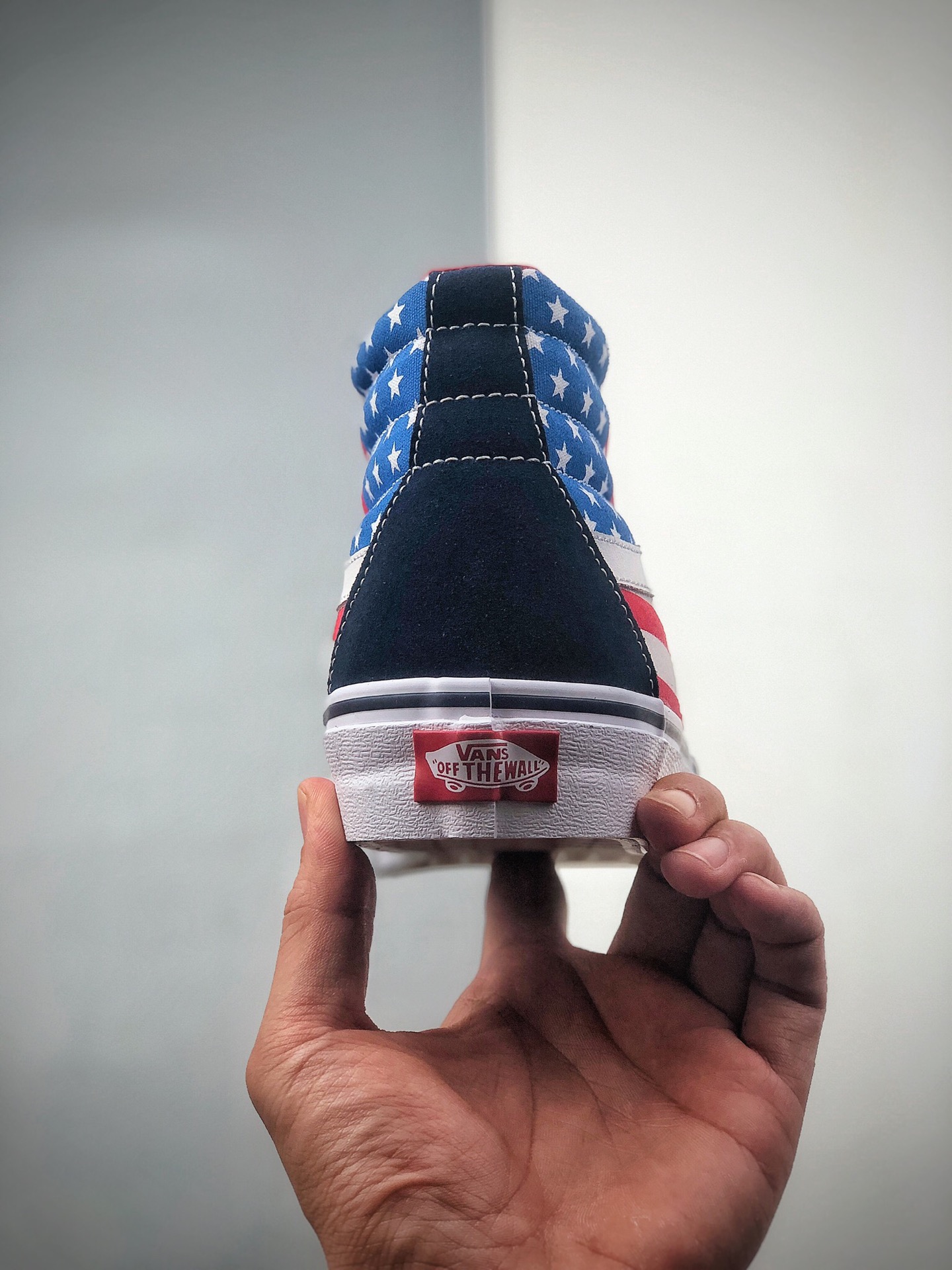 160 范斯Vans SK8-Hi 安纳海姆一美国国旗高帮复古休闲板鞋VN0A38GFXKI