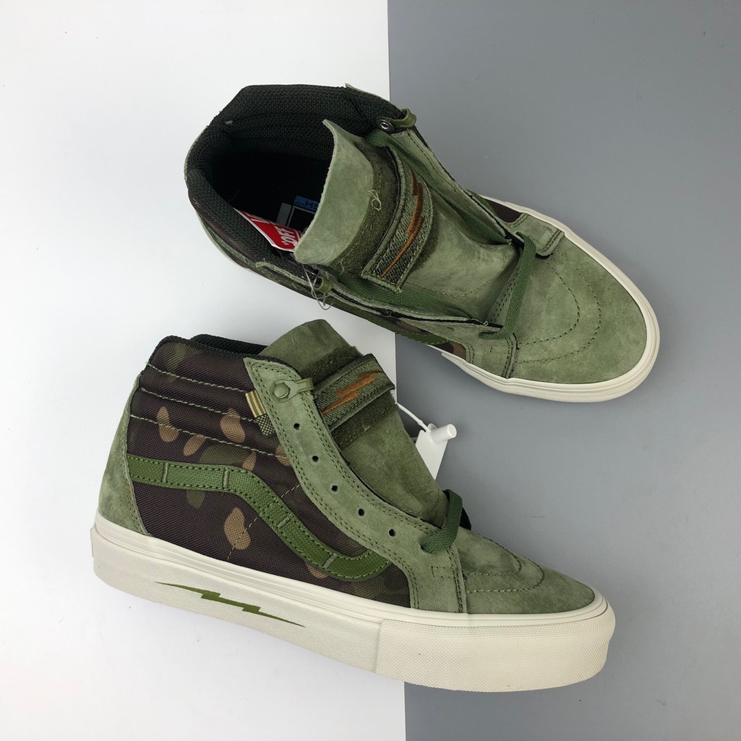 180 DEFCON x Vans Sk8-Hi Notchback Pro 联名系列军事风高帮板鞋 VN000OK4KUZ  41 42 42.5 43 44