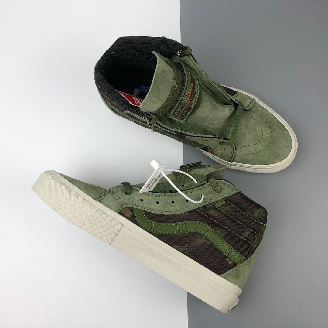 180 DEFCON x Vans Sk8-Hi Notchback Pro 联名系列军事风高帮板鞋 VN000OK4KUZ  41 42 42.5 43 44