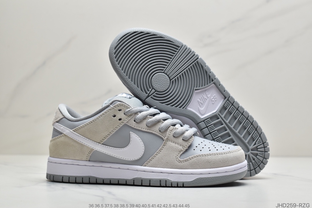 190 公司级Nk SB Dunk Low “White Wolf Grey” 北极狐 AR0778-110
