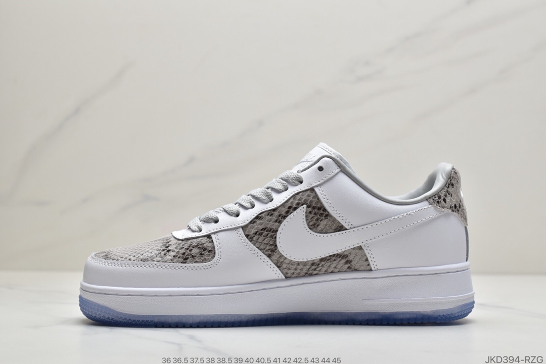 160 公司级耐克Nike Air Force 1 07 狂野蛇纹拼接” 鞋头与鞋侧以精致细腻的蜥蜴纹理塑造BQ4424-001