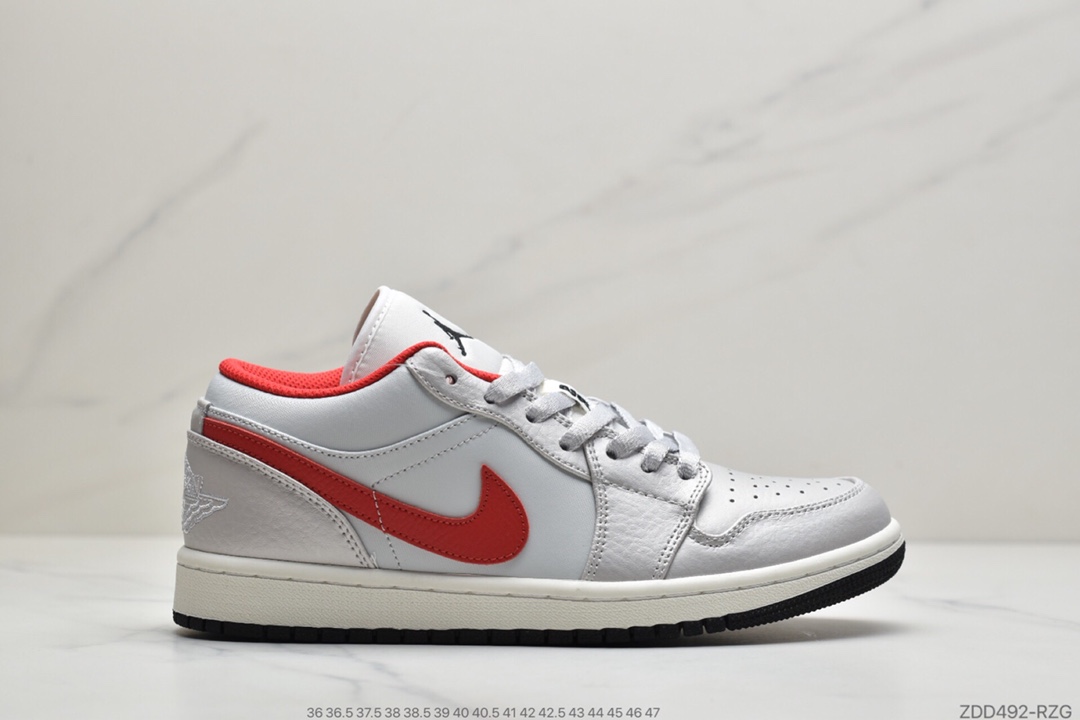 230 公司级Air Jordan 1 Low OG 银狐鞋身以银白色DA4668-001