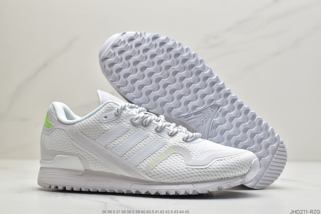 190 Adidas三叶草 Originals ZX750 HD”White/Black/Sliver” FX7471