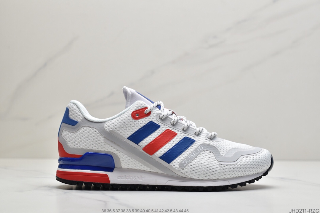 190 Adidas三叶草 Originals ZX750 HD”White/Black/Sliver” FX7471