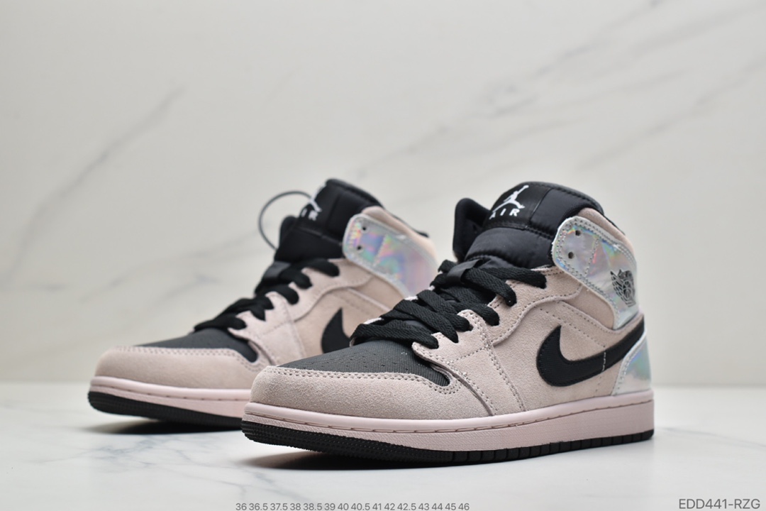350 公司级 Air Jordan 1 Mid“Satin”中帮丝绸伯爵852542-011