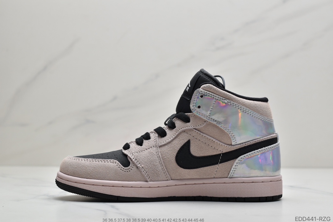 350 公司级 Air Jordan 1 Mid“Satin”中帮丝绸伯爵852542-011