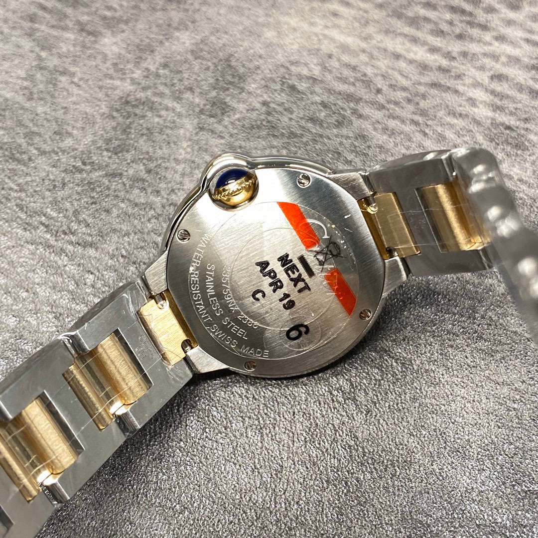 Cartier 卡地亚蓝气球系列28尺寸间金女表