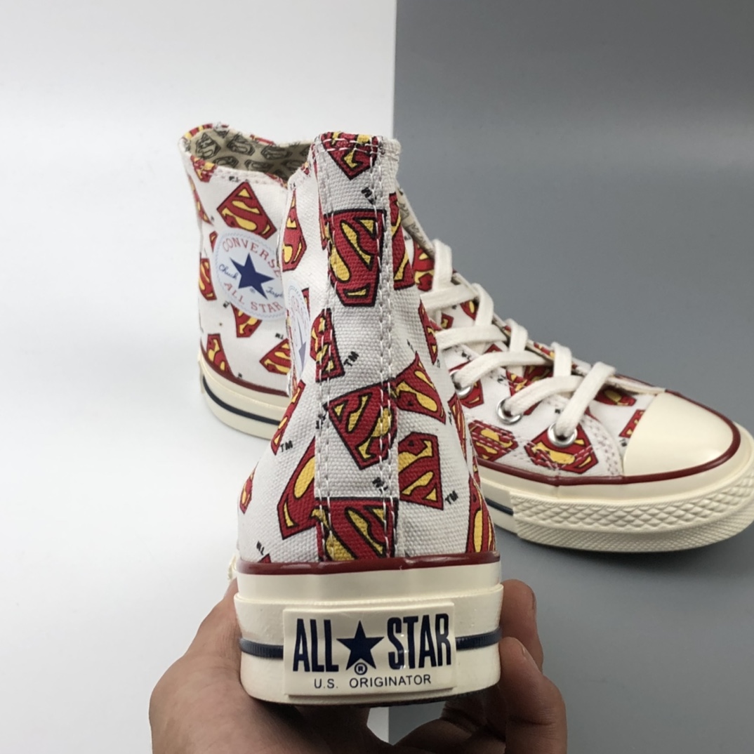 140 Converse 1970S 匡威超人图案高帮休闲板鞋 1C993