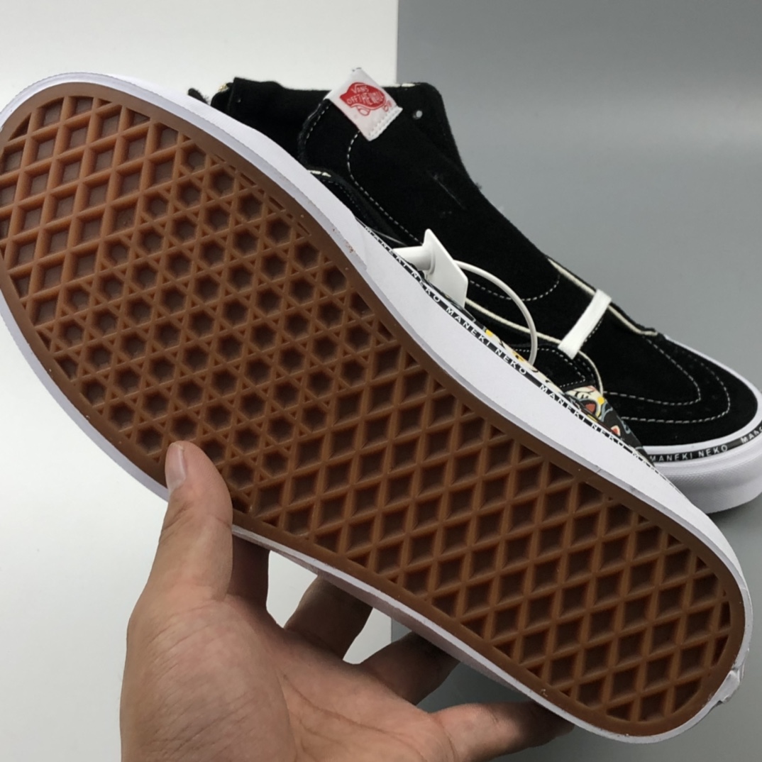 170 Vans Sk8-Hi Vlt Lx ”Maneki Neko” 万斯招财猫主题高帮休闲板鞋 VN0A4CS5W43