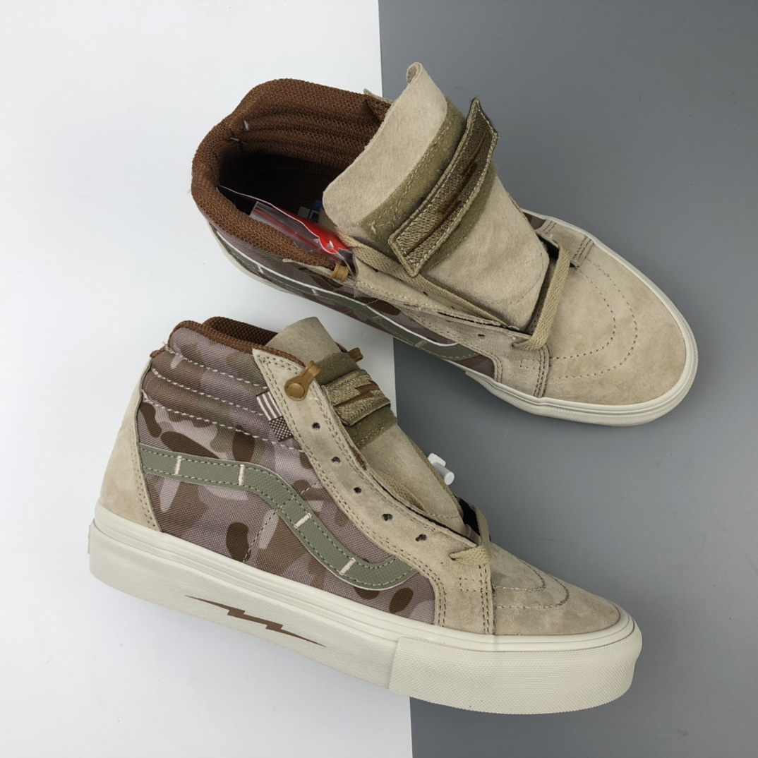 180 DEFCON x Vans Sk8-Hi Notchback Pro 联名系列军事风高帮板鞋 VN000OK4KV0