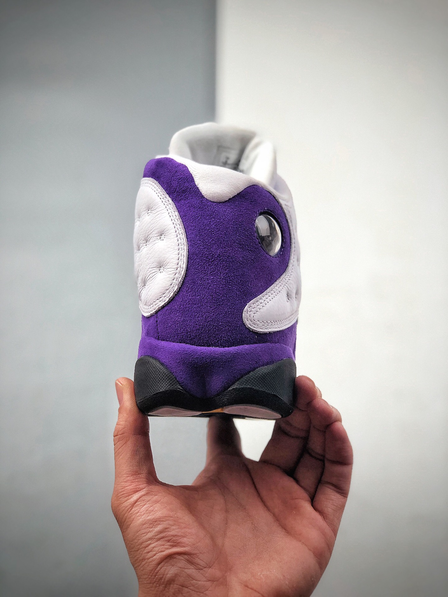 520 纯原版本 Air Jordan 13 Retro GS AJ13 湖人白紫  男子文化篮球鞋 414571-105