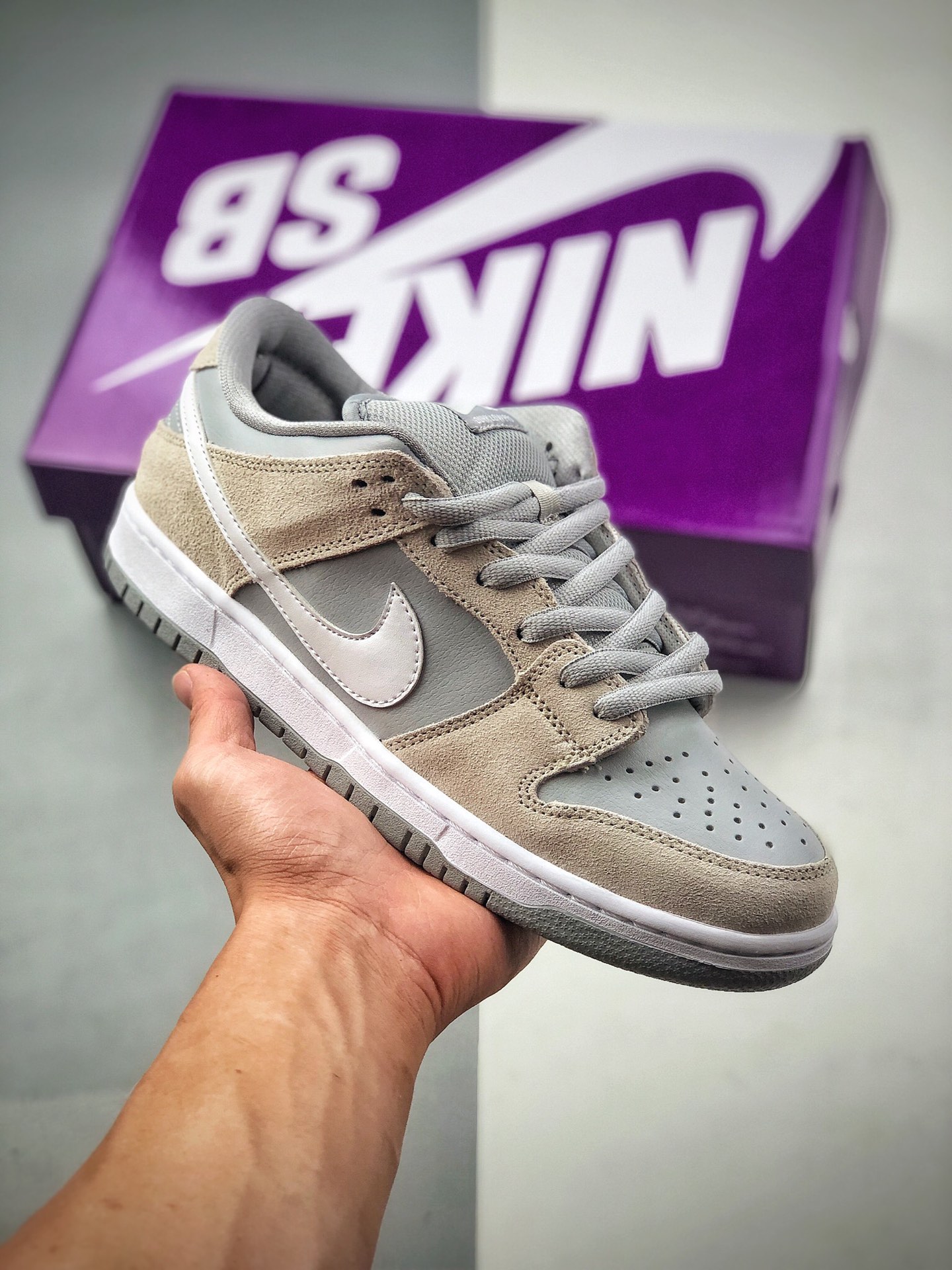 200  NK SB Dunk Low TRD“ 北极狐 灰白”  实拍AR0778-110