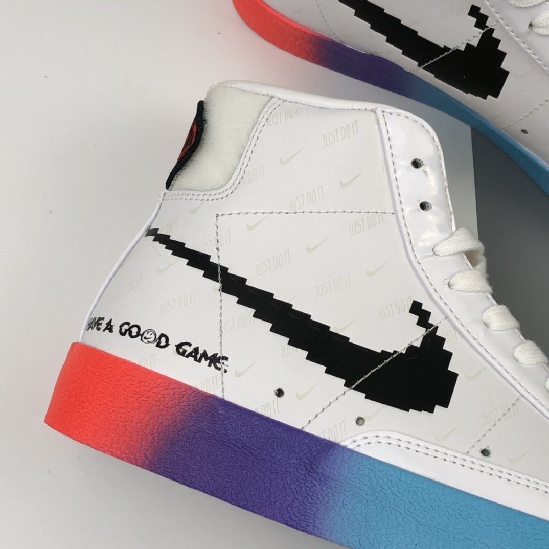 220 Nike Blazer Mid ’77 Vintage “Have A Good Game”开拓者高帮电玩皮肤 DC3280-101