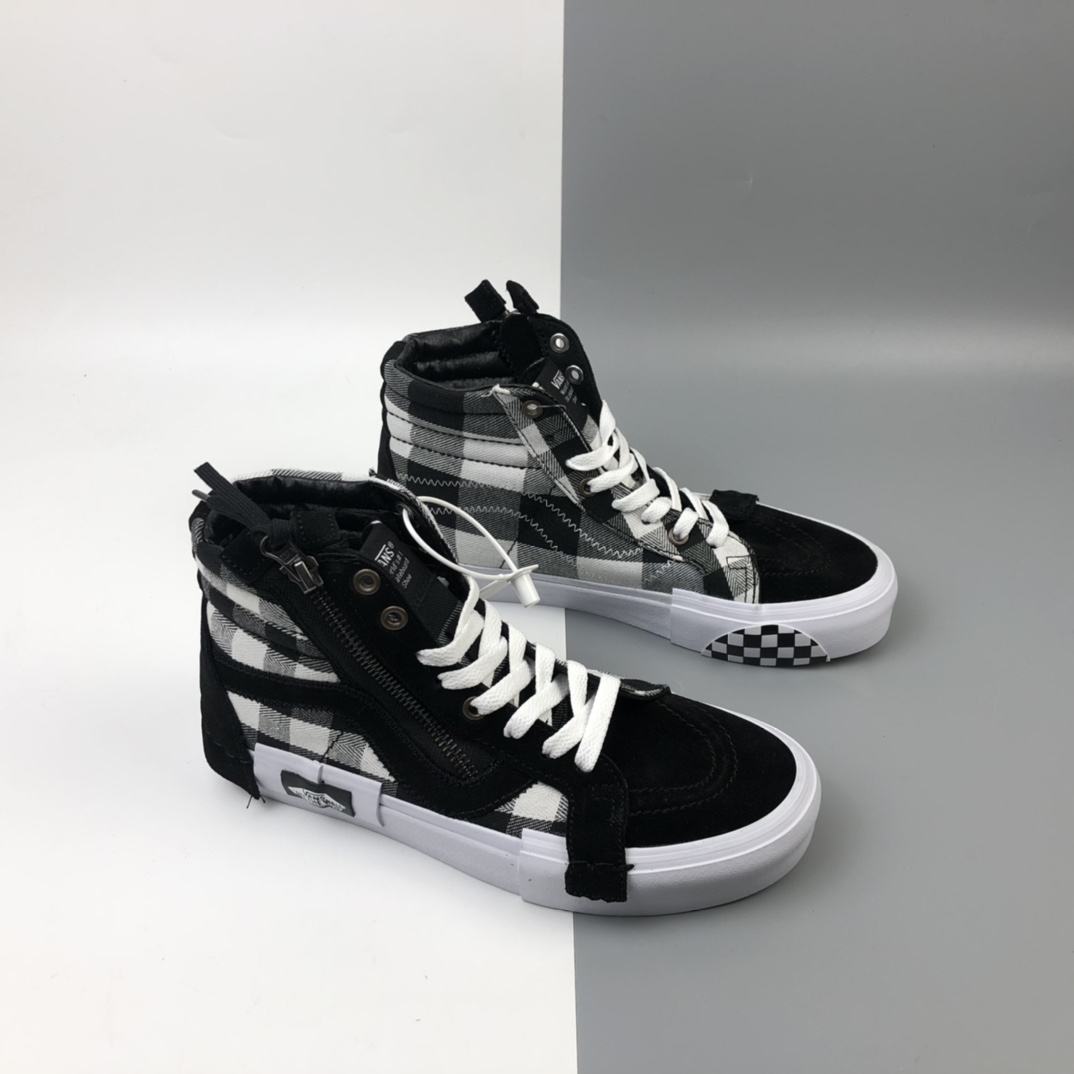 260 Vans Vault Sk8-Hi Cap LX 解构主义高帮帆布硫化板鞋 VN0A3WM1XOS