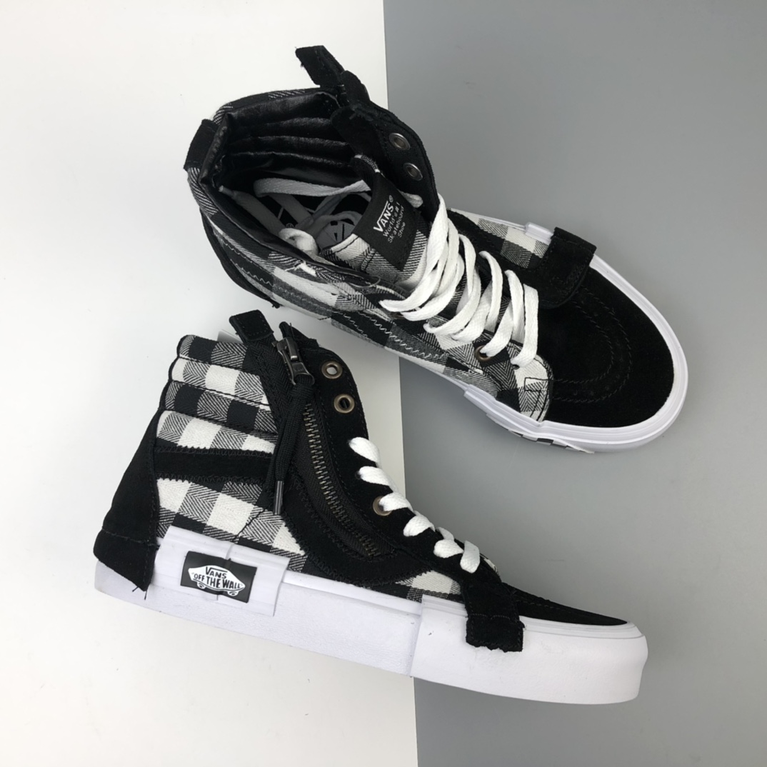 260 Vans Vault Sk8-Hi Cap LX 解构主义高帮帆布硫化板鞋 VN0A3WM1XOS