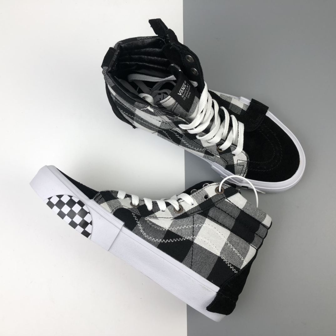 260 Vans Vault Sk8-Hi Cap LX 解构主义高帮帆布硫化板鞋 VN0A3WM1XOS