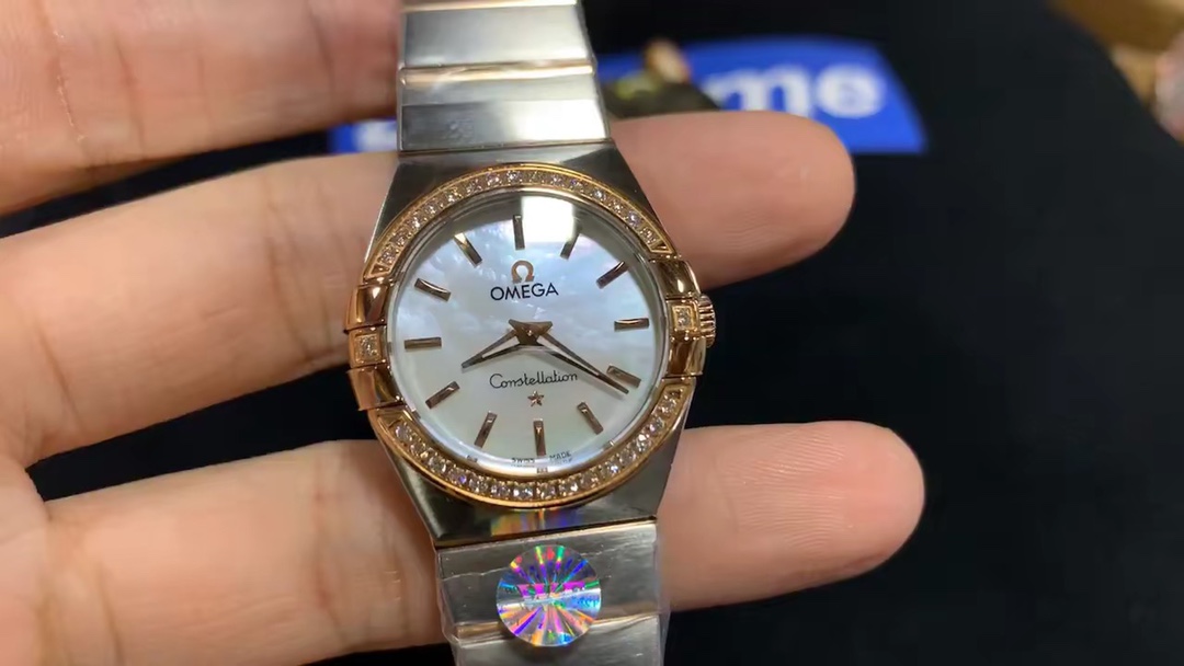 Omega 欧米茄星座系列女表，国庆中秋节，没有一块 得手表带出去怎么行