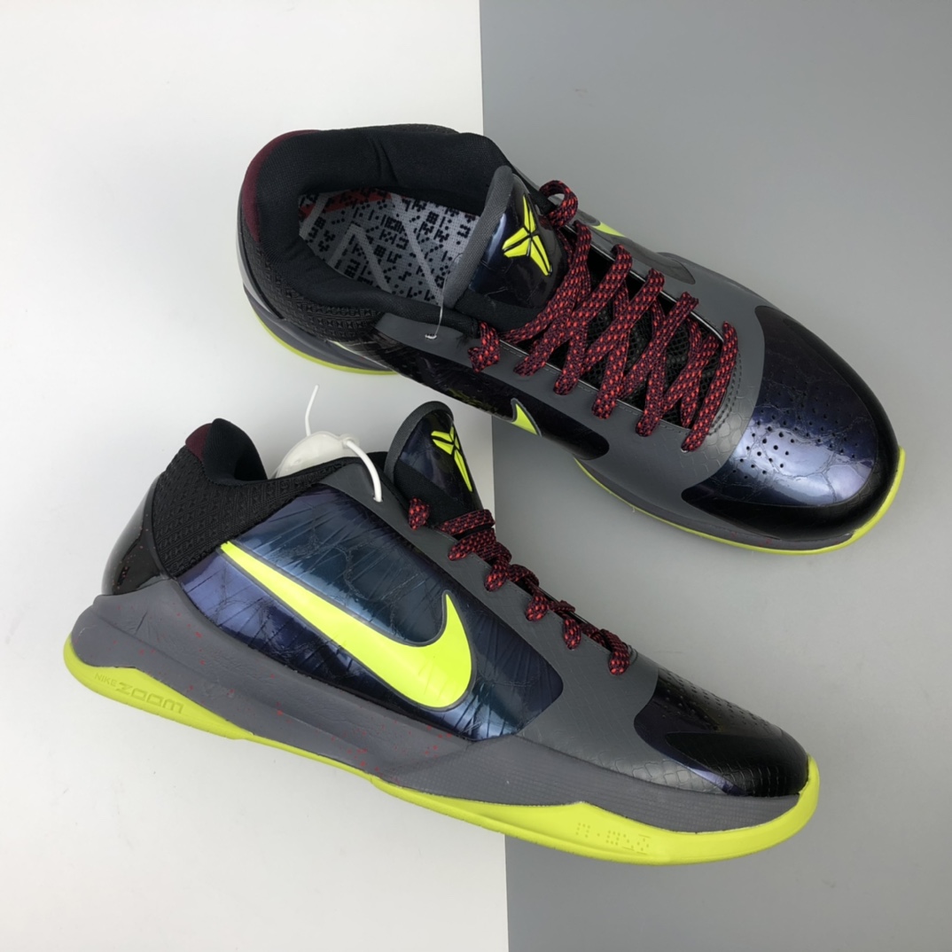 290 灭世纯原版本 Nike Zoom Kobe 5 科比5代 暗黑小丑 时尚休闲运动篮球鞋 CD4991-001