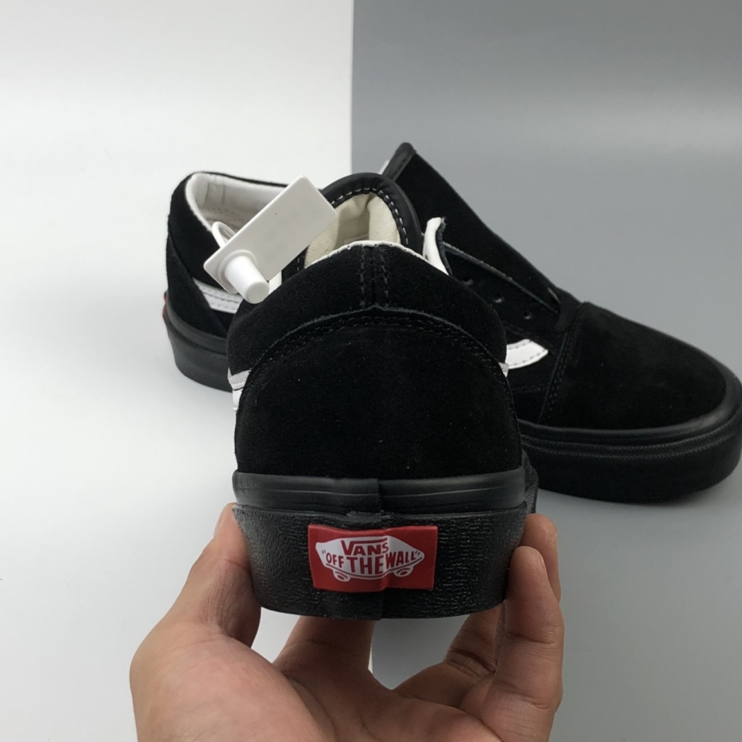 160 Vans Pig Suede Old Skool 万斯 麂皮黑武士低帮硫化板鞋 VN0A4U3B18L