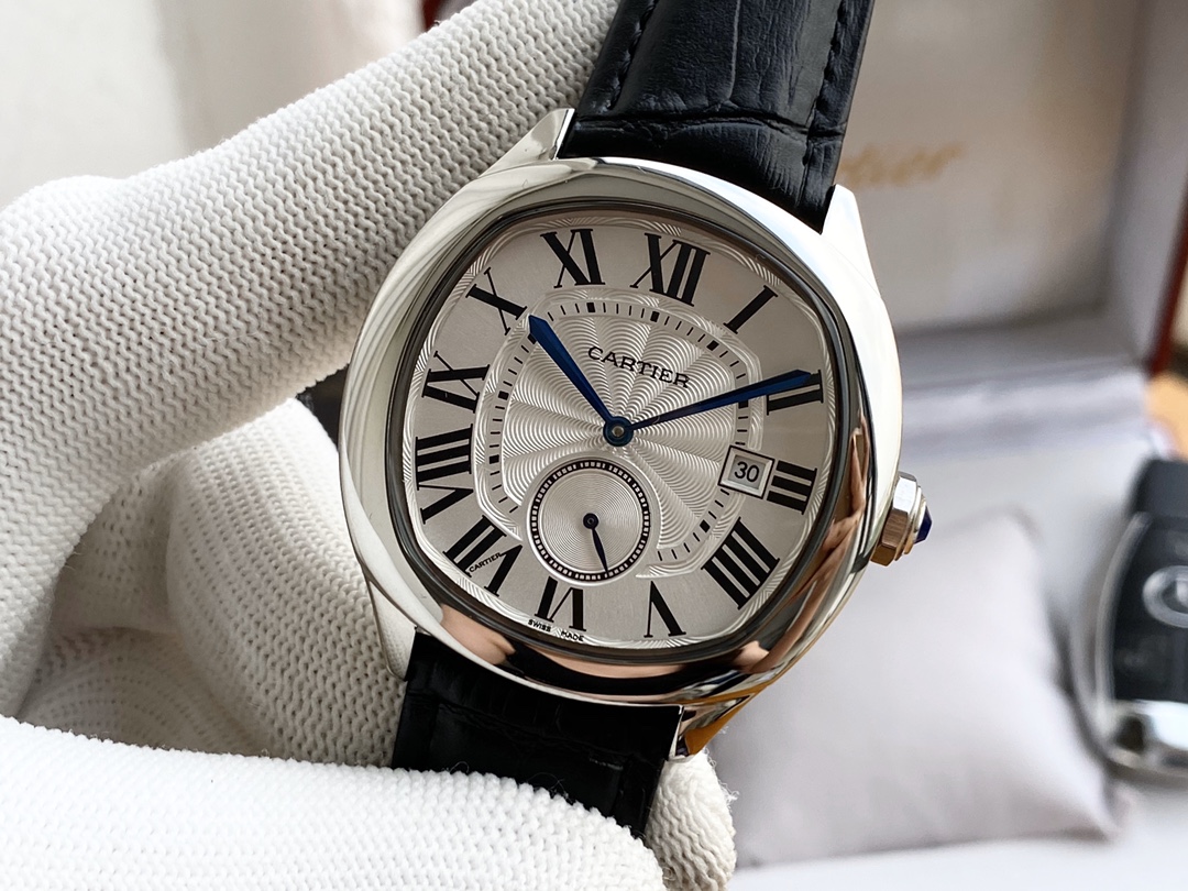 カートゥー-CARTIER Drive de Cartier 男性用腕時計