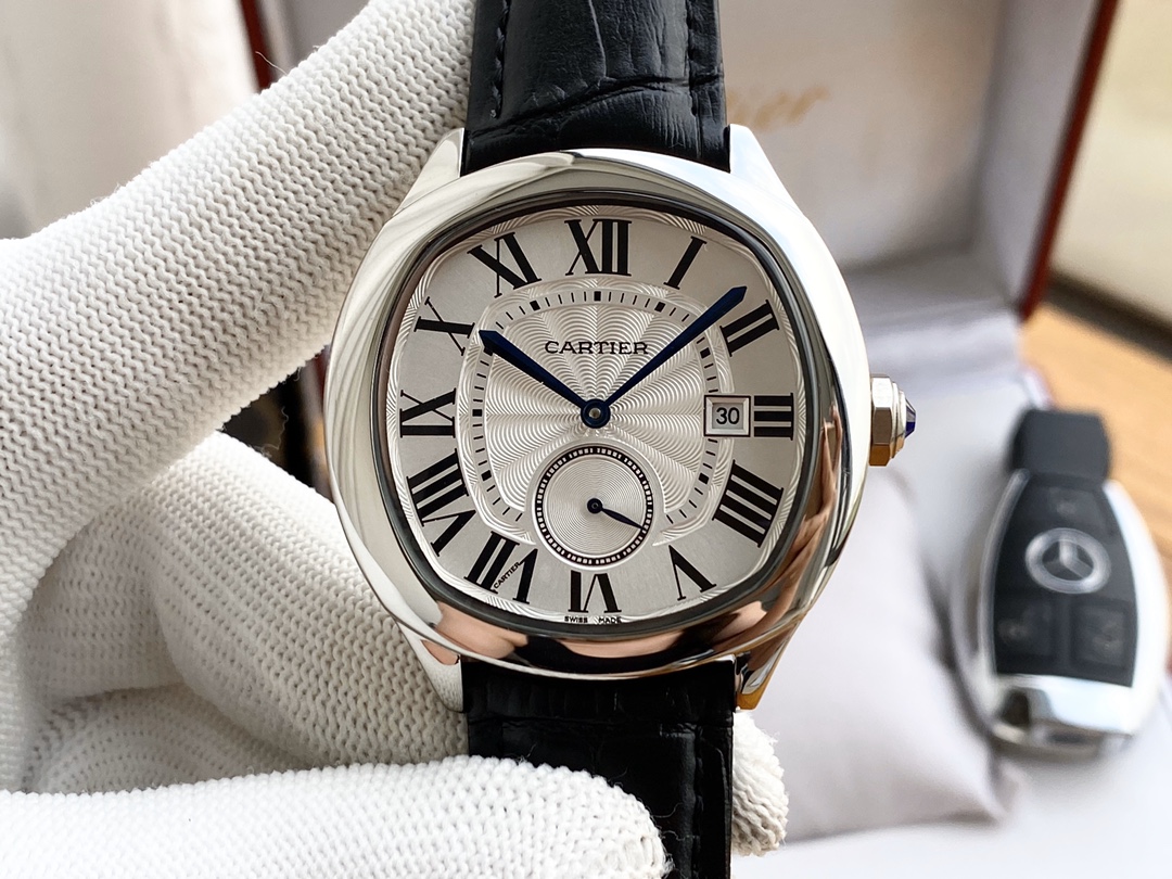 カートゥー-CARTIER Drive de Cartier 男性用腕時計