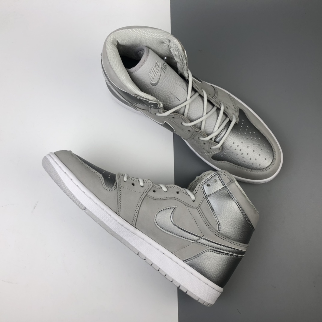 290 Nike Wmns Jordan 1 High OG Japan “Metallic Silver” 灰银  DC1788-029