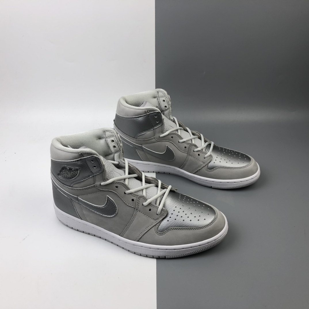 290 Nike Wmns Jordan 1 High OG Japan “Metallic Silver” 灰银  DC1788-029