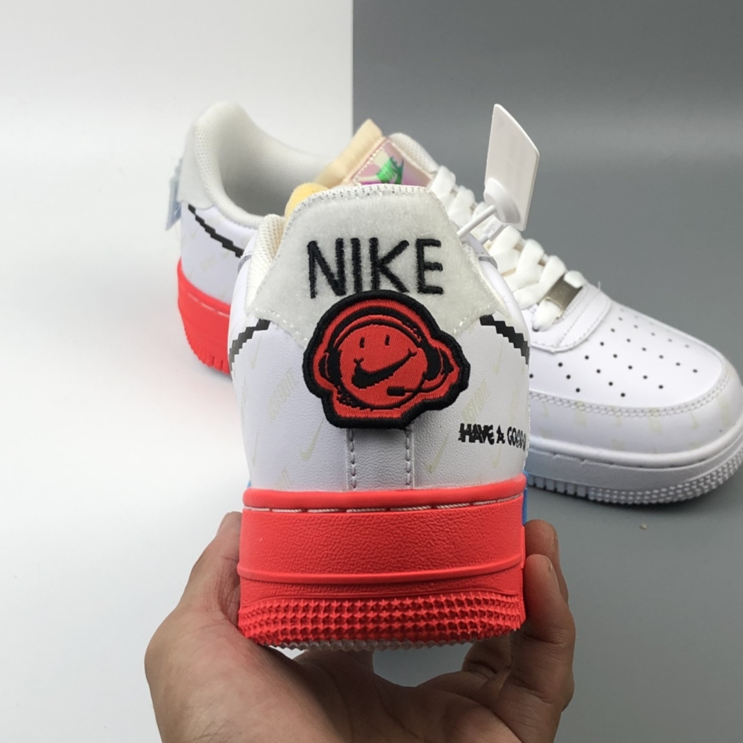 200  Nike Air Force 1 Low “Have a good game” 电玩像素 空军一号低帮百搭休闲运动板鞋 318155-113