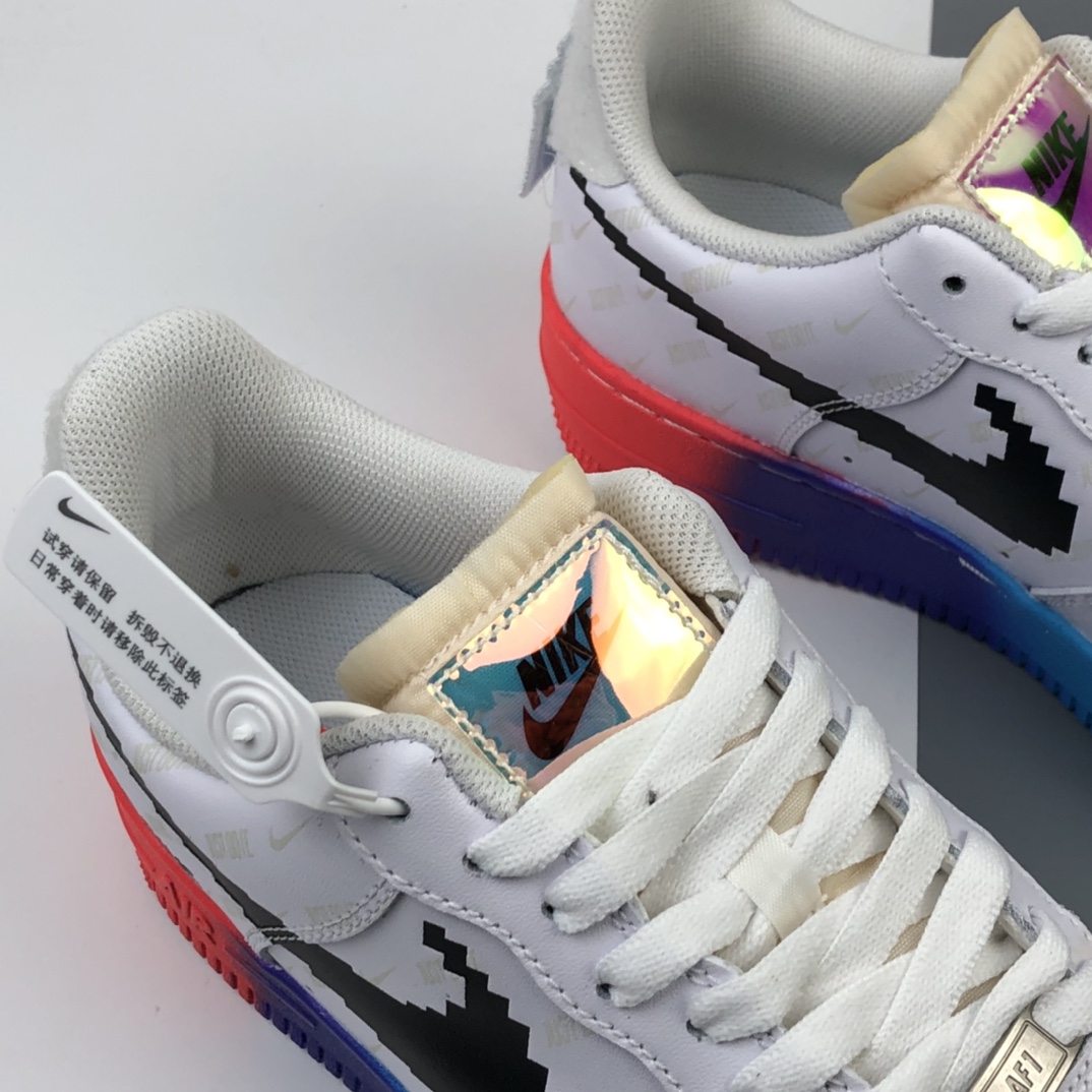 200  Nike Air Force 1 Low “Have a good game” 电玩像素 空军一号低帮百搭休闲运动板鞋 318155-113